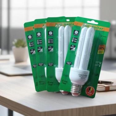 Imagem de Lâmpada Eletronica Amarela 13w Fluorescente 2700k 650lm - Luz Sollar, 