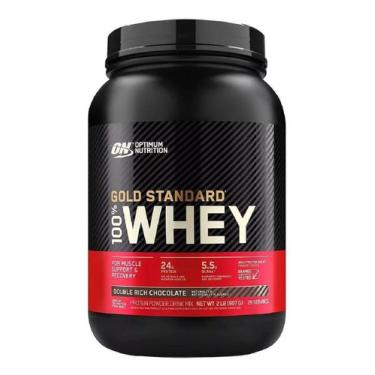 Imagem de Whey Protein 100% Gold Standard Optimum Nutrition 907g, Chocolate, 97g