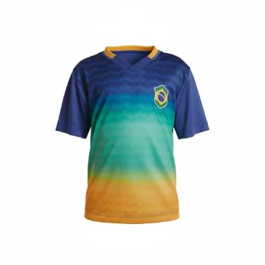 Imagem de Camisa Brasil Casual Samba - Infantil-Masculino
