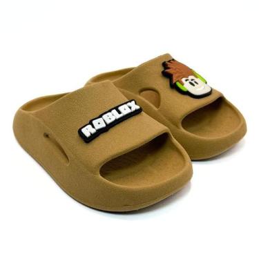 Imagem de Chinelo Slide Nuvem Menino Gamer Roblo Jogo Confortável Macio Anatômic