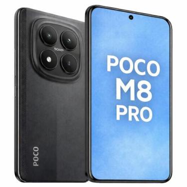 Imagem de Smartphone Celular Xiaomi POCO M8 Pro 5G 256GB, 8GB RAM, Dual SIM, Câm