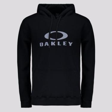 Imagem de Moletom Oakley Dual Hoodie II Preto e Cinza, G