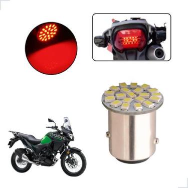 Imagem de Lâmpada Led Freio 2 Polos Com Efeito Strobo Moto Versys 300 2007 2008 