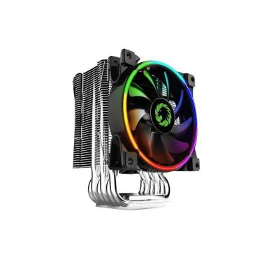 Imagem de Cooler para CPU GAMMA 500 ARGB com Efeitos Rainbow e Fan 120MM Preto Gamemax