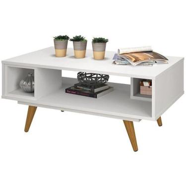Imagem de Mesa de Centro Retrô Branco - Mobly, Branco