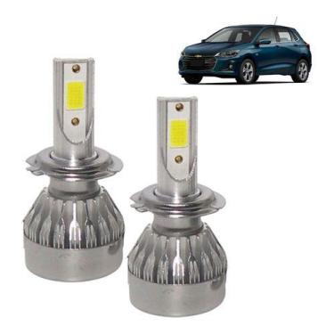 Imagem de Kit Super Led Onix 2020 2021 2022 Farol Alto e Baixo H4 20000 Lumens -