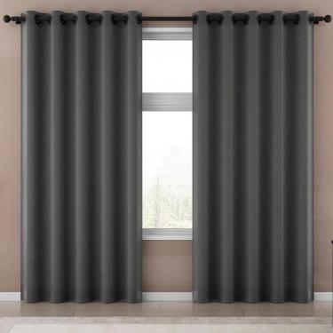 Imagem de Cortina adomes belga semi blackout 2,80 x 3,00m cinza