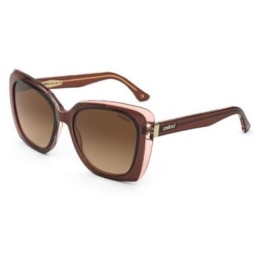 Imagem de Óculos Solar Colcci Alexia C0181j7834 Marrom Rosa Brilho Lente Marrom 