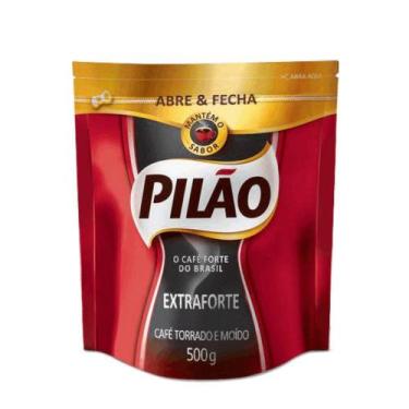Imagem de Café Pilão Torrado e Moído Extra Forte Abre e Fecha 500g