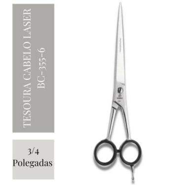 Imagem de Tesoura P/ Cabelo Laser 6 Professional Bronze Mundial BC-355-6 3/4