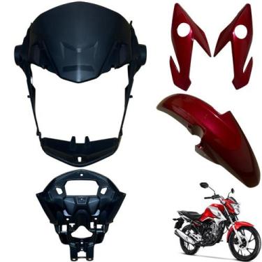Imagem de Frente Frontal Farol Cg Titan 160 Modelo 2022 / 2024 + Paralama Diante