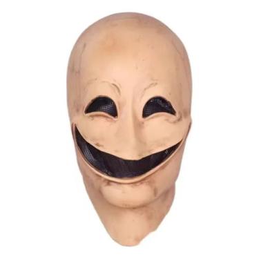 Imagem de Máscara Facial De Látex No Head Horror Full Man Smile Terror - Genéric