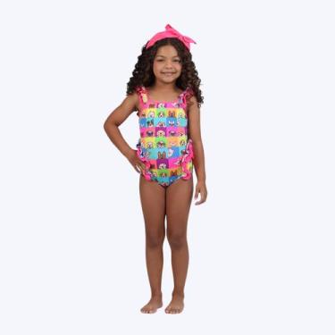 Imagem de Maiô Colorido Pet Infantil Feminino Moda Praia Siri Kids 40169 - SIRI 