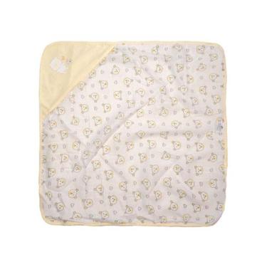Imagem de Toalha de banho bebe c/capuz plush 68 cm x 68 cm bublim - INCOMFRAL, u