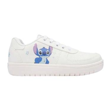 Imagem de Tênis Infantil Casual Stitch Disney Licenciado Conforto Original, Bran