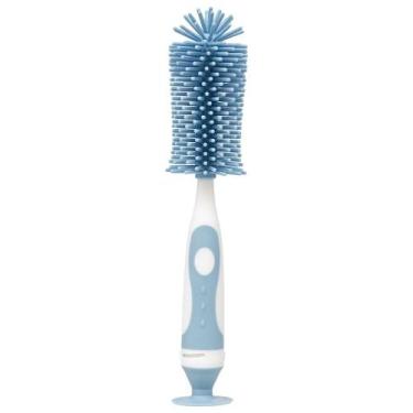 Imagem de Escova Para Mamadeiras Silicone Azul Buba
