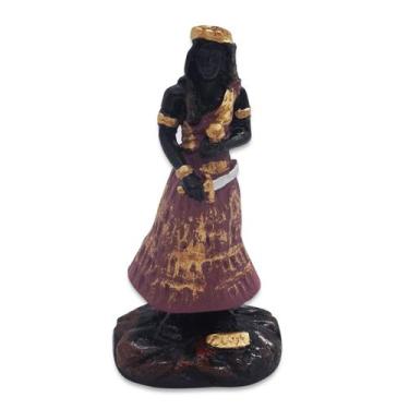 Imagem de Estátua Imagem Orixá Ewa Protetora de Todos 10 cm Umbanda - Emilson