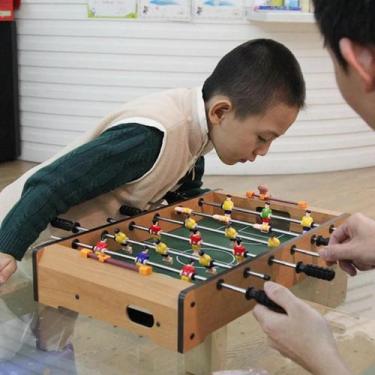 Imagem de Mesa De Pebolim Infantil Para Família, Conjunto De Jogo De Futebol Par