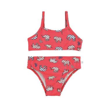 Imagem de Biquini Infantil Menina Boca Grande Ref 42833 Tamanho:1Cor:Vermelho, 1