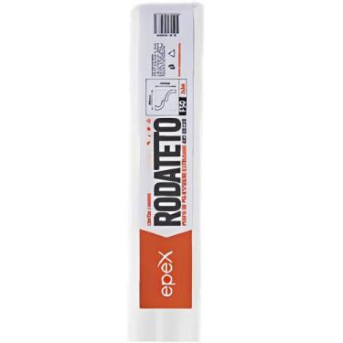 Imagem de Moldura Canto Rodateto F50 24cm para Junção Teto Parede Branco Epex