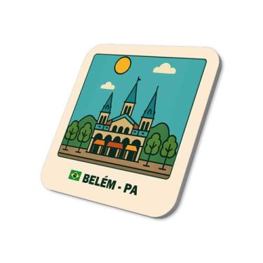 Imagem de Imã Geladeira Belém- Pará Brasil 5x5cm De Metal - M-Planner