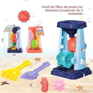 Imagem de Conjunto De Ferramentas Para Brincar Na Areia Na Praia Com Balde, Pene