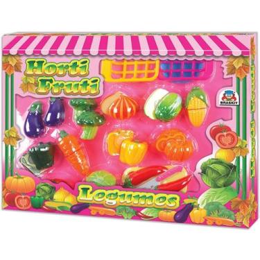 Imagem de Hortifruti Legumes De Brinquedo Cozinha Infantil Menina - Braskit