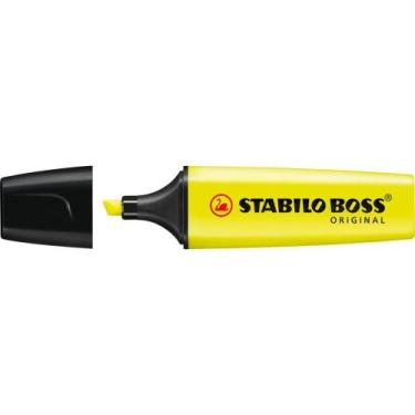 Imagem de Caneta Marca Texto Stabilo BOSS Amarela - Sertic