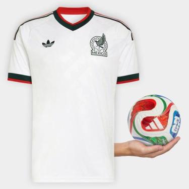 Imagem de Kit Camisa Seleção México Away 2026 Originals +Mini Bola Trionda Adida