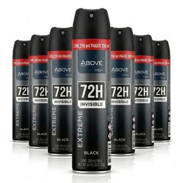 Imagem de Kit com 6un Desodorante Antitranspirante Above Maxx Extreme Black 250m