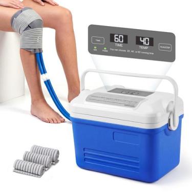 Imagem de Máquina de Gelo Cobalus para Terapia Fria no Joelho, Ombro e Quadril