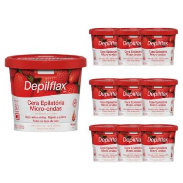 Imagem de Kit 10 Cera de Microondas para Depilação Corporal Buço Axila e Virilha
