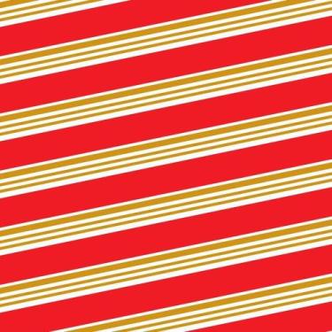 Imagem de Papel de Presente Bobina Couché 60CM MODELO321 Vermelho com Listras 10