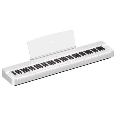 Imagem de Piano Digital Yamaha P-225 Branco P Séries com Fonte e Pedal - P225WH,