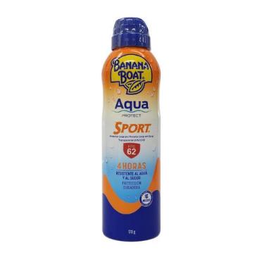 Imagem de Protetor Solar Spray UVA/UVB Aqua Protect Sport FPS 62 Banana Boat 170