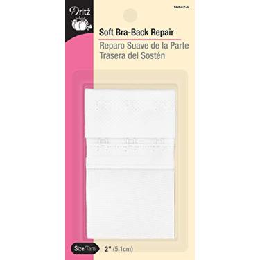 Imagem de Dritz Extensor de sutiã macio feminino, branco, 5 cm EUA
