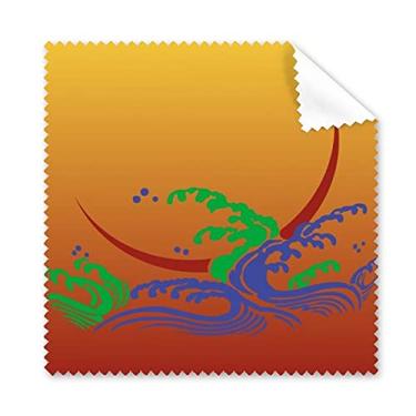 Imagem de Pintura de cultura japonesa flor ouro pano de limpeza de tela de telefone limpador 5 peças