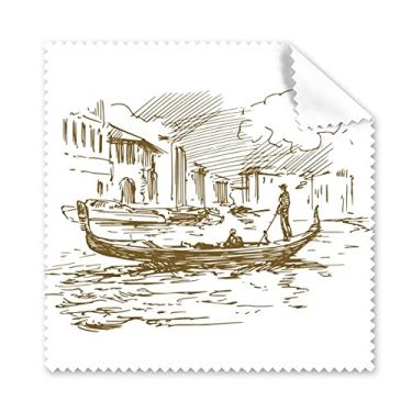 Imagem de River Boat Lenço de limpeza de paisagem, 5 peças