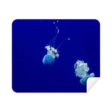 Imagem de Pano de limpeza de imagem Ocean Jellyfish Science Nature 2 peças de tecido de camurça