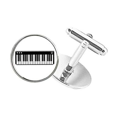 Imagem de DIYthinker Abotoaduras elétricas com botões redondos e sons de vitalidade