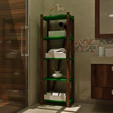 Imagem de Estante Multiuso Colors Suze Verde Folha