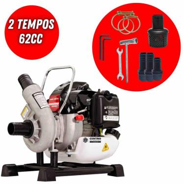Imagem de Motobomba Centrífuga Kawashima À Gasolina KWP15H6 62cc 2 Tempos Robusta Para Elevação de Água Limpa