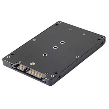 Imagem de Adaptador SSD M.2 (NGFF) para SATA III de 2,5 polegadas, chave B e M, conversor SSD NGFF com base em SATA para cartão SATA 3.0 de 2,5 polegadas, até 6 Gbps - com suporte de 7 mm, 2230 2242 2260 2280 Disco Rígido