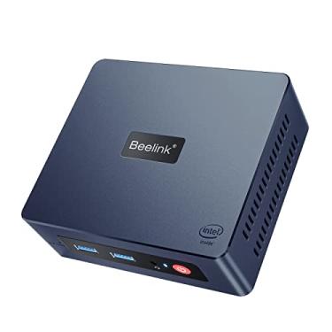 Imagem de Beelink Novo processador Intel N5095 de 11 geração (até 2,9 GHZ), mini PC, mini computador com 8 GB DDR4 RAM/SSD SATA M.2 de 256 GB, suporta HDD estendido e SSD/4K 60FPS/HDMI duplo/WiFi5/BT5.0