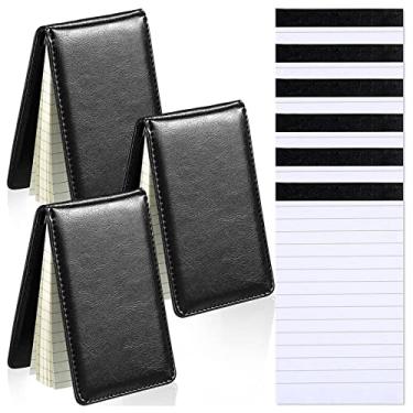 Imagem de Mini Bloco de Notas Conjunto A7 Etiquetas Empresariais Notebook Portátil Com Bloco de Notas Substituição Para Escritório E Escola,01