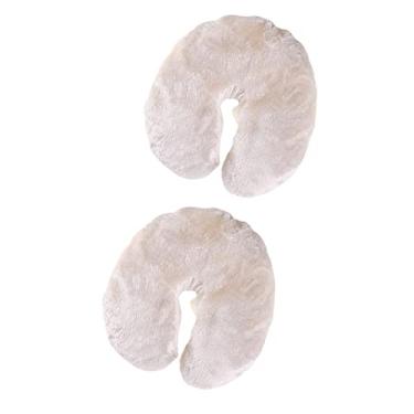 Imagem de LoveinDIY Pacote com 2, capas de almofadas de lã para mesa de massagem – extramacias e confortáveis – capas para berço – laváveis e confortáveis