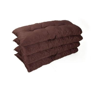 Imagem de Kit 4 Almofadas Para Cadeira De Bambu Vime