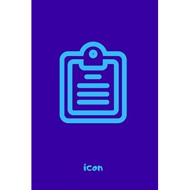 Imagem de Icon: Simple Motivational, Icon Style, 110 Pages, Composition Notebook, Beautiful and Simple, Motivational, Ruled (6"x9")
