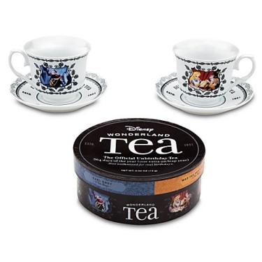Imagem de Disney Alice in Wonderland Tea Cup Saucer 12 pc Set
