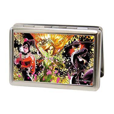 Imagem de Buckle-Down Carteira de metal - Gotham City Sirens Group Pose Petals Fcg, Multicor, tamanho nico